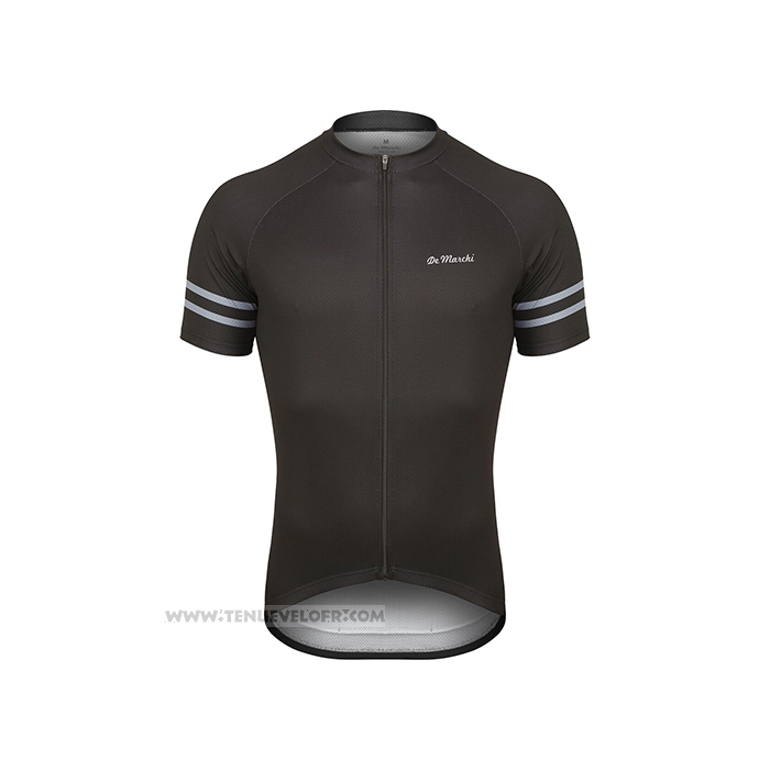 2021 Maillot Cyclisme de Marchi Noir Manches Courtes et Cuissard
